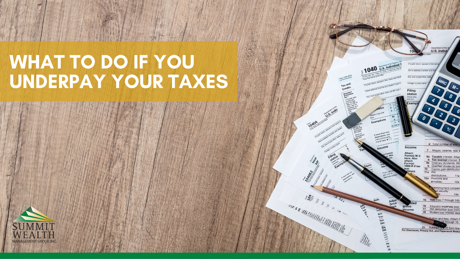 What to Do if You Underpay Your Taxes